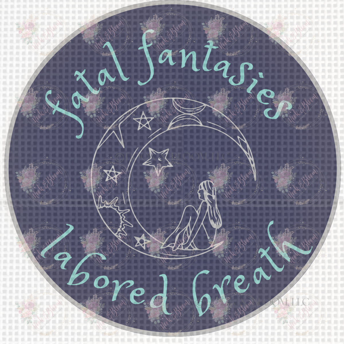 Taylor Swift Fatal Fantasies 4x4 round