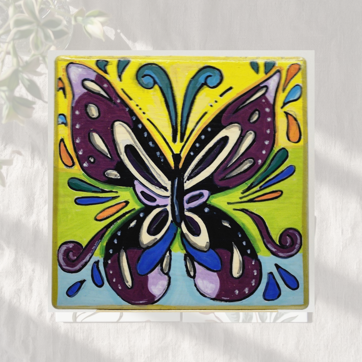 Rainbow Butterfly lifestyle photo