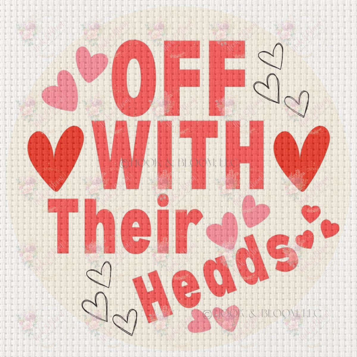 Off with Their Heads 4x4 round